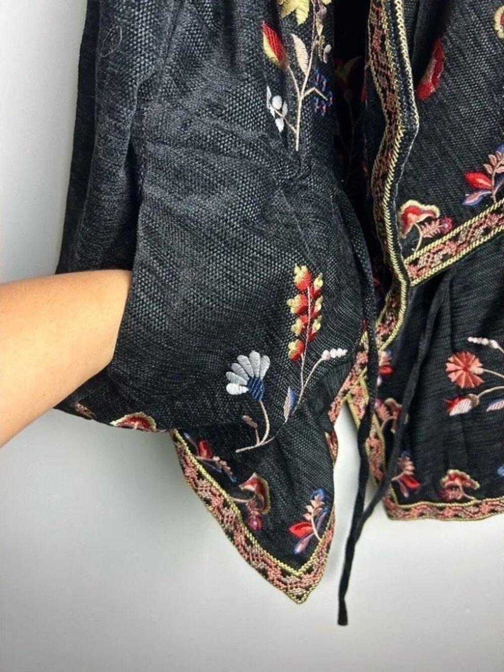 Tolani Collection: Embroidered Jacket - Boho / Western Style View 3